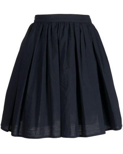 Moncler Minifalda con pliegue - Azul