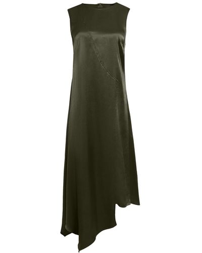UMA | Raquel Davidowicz Asymmetric Midi Dress - Green