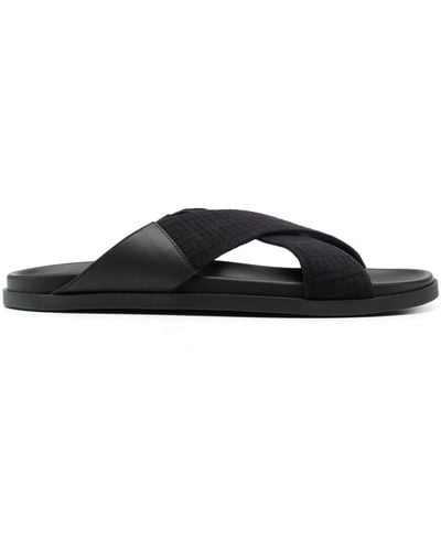 Givenchy 4g Crossover-strap Sandals - Black