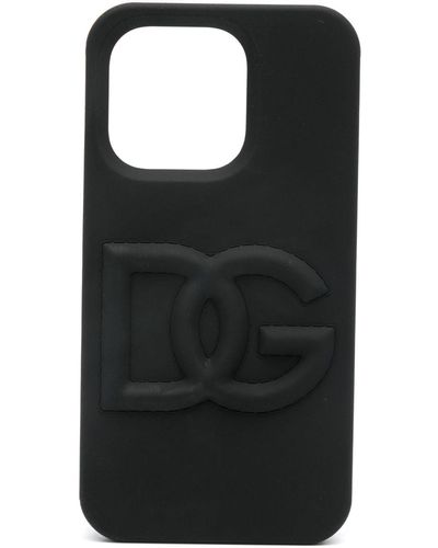Dolce & Gabbana Dg Logo Iphone 14 Pro Case - ブラック