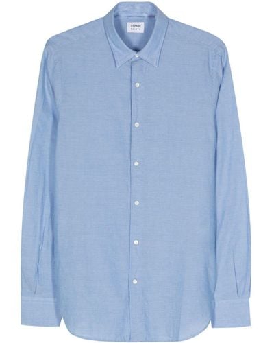 Aspesi Effen Overhemd - Blauw