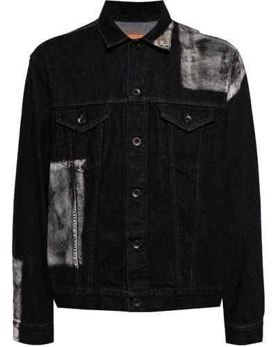 Yohji Yamamoto Veste en jean - Noir