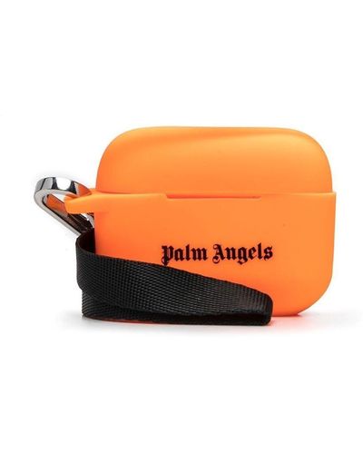 Palm Angels Airpods Pro Hoesje Met Logoprint - Oranje