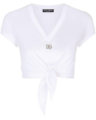 Dolce & Gabbana Tops > T-shirts - Wit