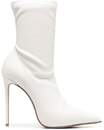 Le Silla Eva 120mm Ankle Boots - White