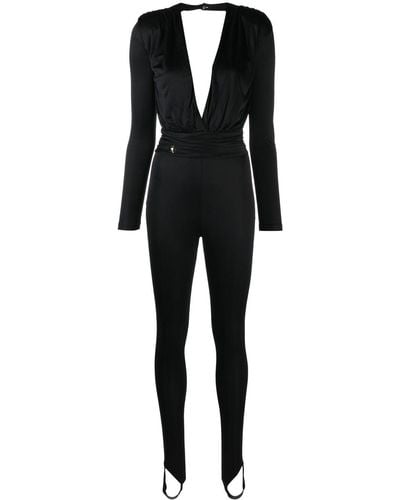 Black Philipp Plein Jumpsuits and rompers for Women | Lyst
