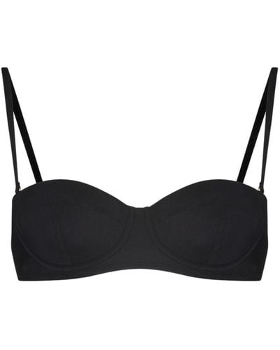 Dolce & Gabbana Balconette Bandeau Bikini Top - Black