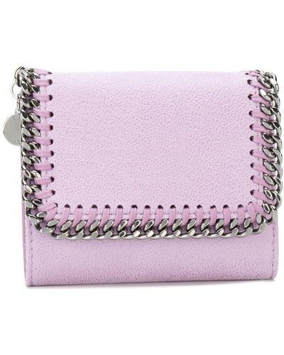 Stella McCartney Falabella flap wallet - Pink