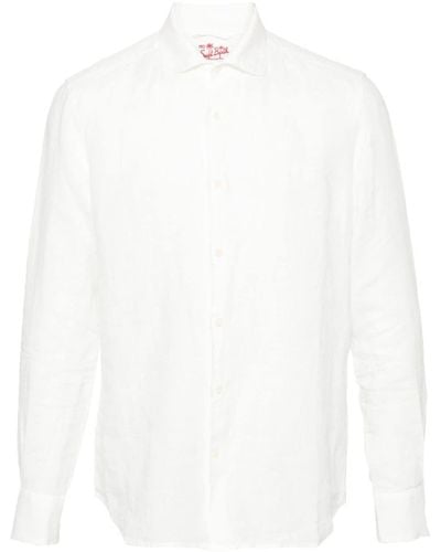 Mc2 Saint Barth Pamplona Linen Shirt - White
