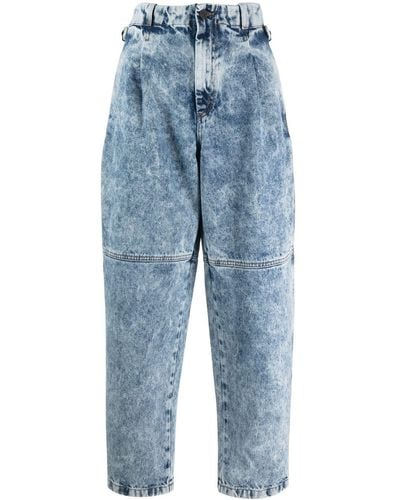 The Mannei Shobak Jeans mit hohem Bund - Blau