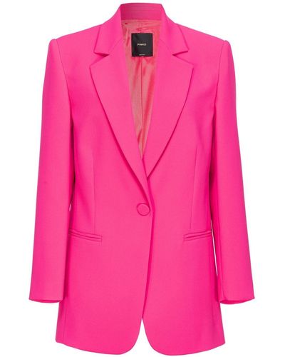 Pinko Notch-lapels Blazer - Pink
