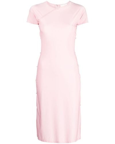 Marcia Tchikiboum Midi Dress - Pink