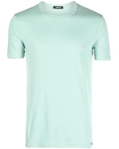 Tom Ford T-Shirt mit Rundhalsausschnitt - Grün