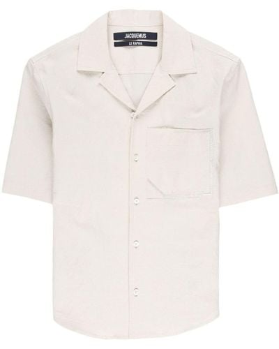 Jacquemus Cordao Short-sleeve Shirt - White