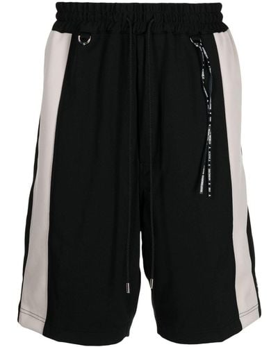 MASTERMIND WORLD Pantalones cortos de chándal con diseño colour block - Negro