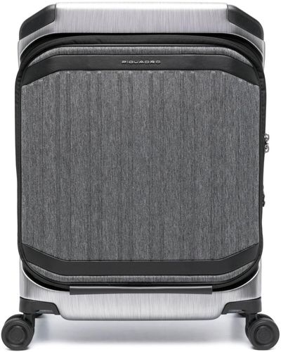 Piquadro Hardside Spinner Cabin Suitcase - Grey