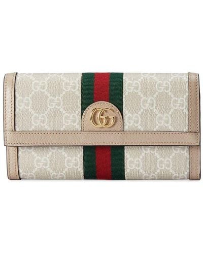 Gucci Ophidia GG Continental Wallet - Naturel