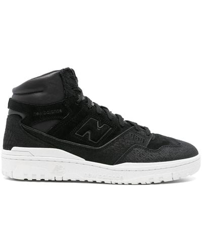 Comme des Garçons X New Balance Bb650 High-top Sneakers - Black