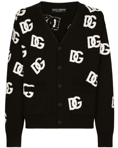 Dolce & Gabbana Dgロゴ カーディガン - ブラック