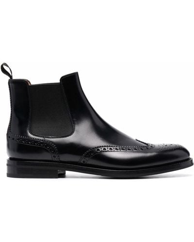 Church's Charlize Brogue-detail Ankle Boots - Black