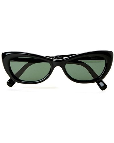 Christopher Esber Dillon Beluga Cat-eye Frame Sunglasses - Green
