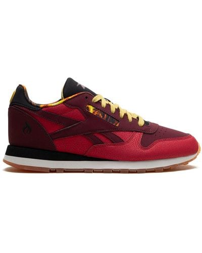 Reebok X Street Fighter Classic Leather "Gill" Sneakers - Rot