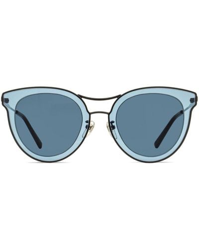 MCM Ovale Sonnenbrille - Blau