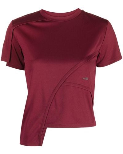 HELIOT EMIL Camiseta con logo estampado - Rojo