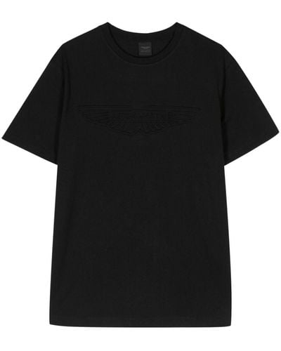 Hackett T-shirt Met Borduurwerk - Zwart