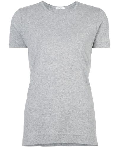 Adam Lippes Crew Neck Cotton T-shirt - Gray