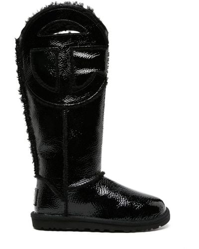 UGG X Telfar Logo-embossed Boots - Black