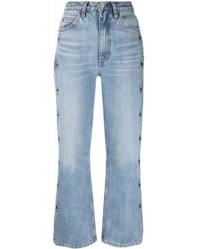 RE/DONE Jeans svasati anni '70 - Blu