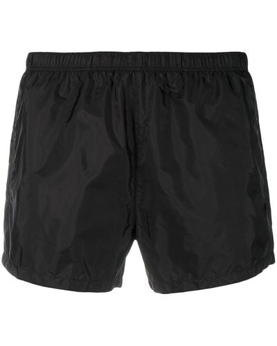 Prada Logo Patch Swimming Shorts - Black