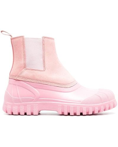 Diemme Paneled Ankle-length Boots - Pink