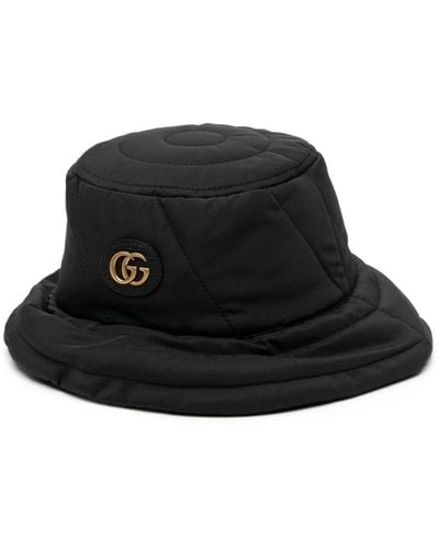 Gucci Double G-patch Bucket Hat - Black