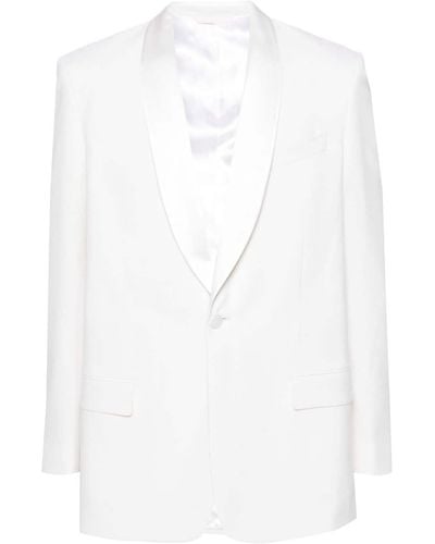 Givenchy Shawl-lapels Single-breasted Jacket - White