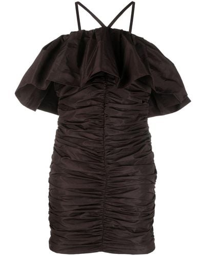MSGM Mini-jurk Met Ruches - Zwart