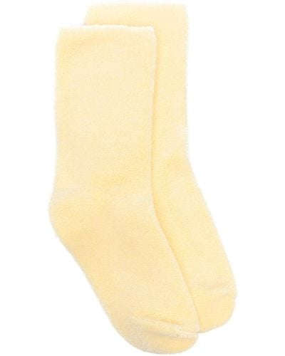 Baserange Buckle Over-ankle Socks - Yellow