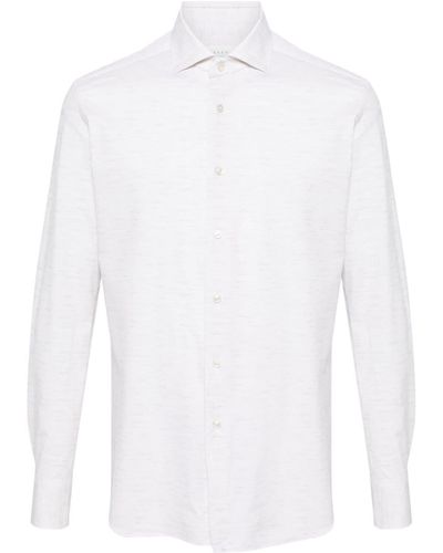 Xacus Active Spread-collar Shirt - White