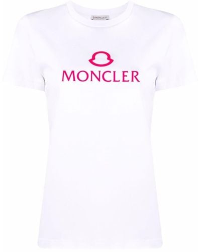 Moncler Logo-print T-shirt - Pink