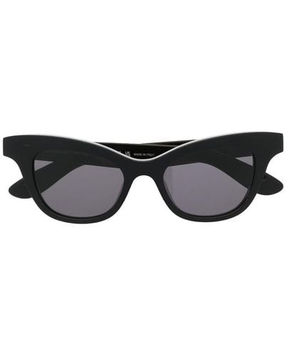 Alexander McQueen Sonnenbrille mit Cat-Eye-Gestell - Schwarz