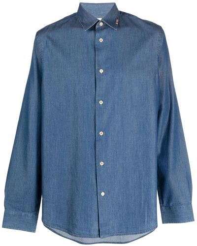 Paul Smith Denim Overhemd - Blauw
