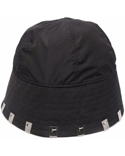 1017 ALYX 9SM Sombrero de verano con apliques de metal - Negro