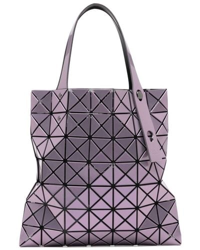 Bao Bao Issey Miyake Prism metallic-finish tote bag - Lila
