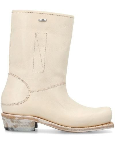 Our Legacy Gear Leather Boots - Natural