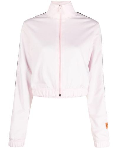 Heron Preston Two-tone Zipped Sweatshirt - Pink