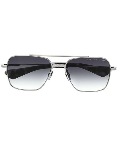 Dita Eyewear スクエア サングラス - メタリック