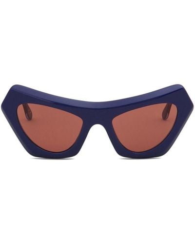 Marni Devil's Pool Cat-eye Sunglasses - Blue