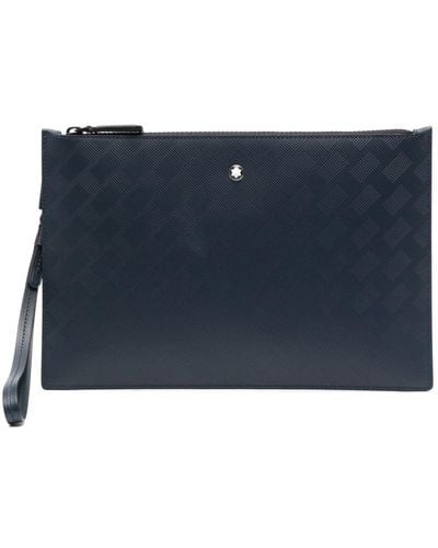 Montblanc Extreme 3.0 leather clutch bag - Blau