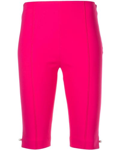 Adam Lippes Knee-length Biker Shorts - Pink
